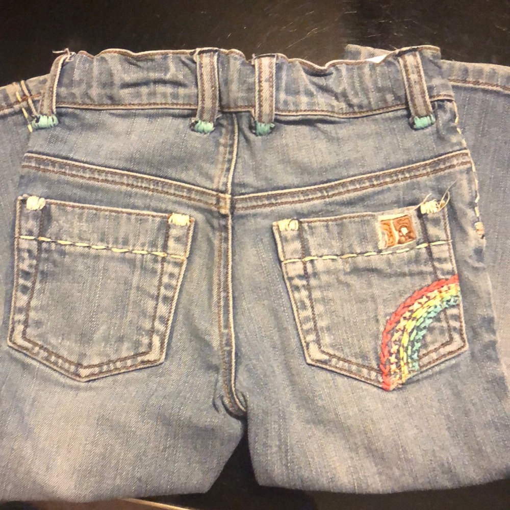 Joes brand 2t denim rainbow stitch